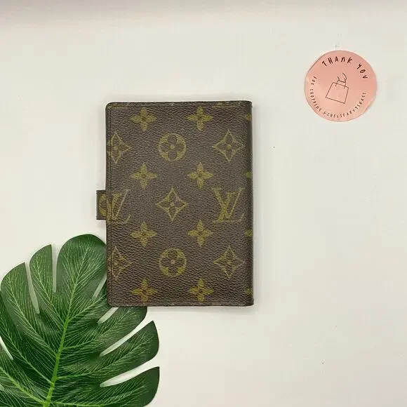 Louis Vuitton PM Agenda monogram planner Small wallet SLG Passport Holder - Picture 2 of 11